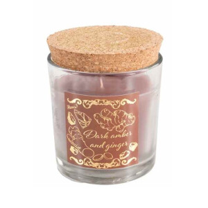 Lumanare parfumata aroma Chihlimbar si Ghimbir Ø 7,5 cm x 8,5 H