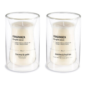 Set 2 lumanari parfumate in borcan Ø 10 cm x 15 H