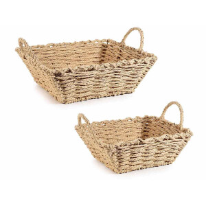 Set 2 cosuri maro 32x28x9 cm, 26x23x8.5 cm