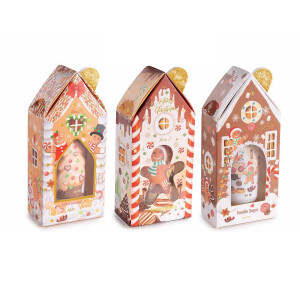 Set 3 cutii cadou Craciun 6x3.5x13.5 cm