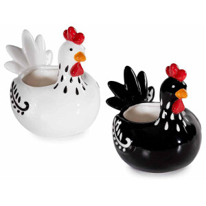 Set 2 Gaini decorative ceramica multicolora 16x18.5x18 cm