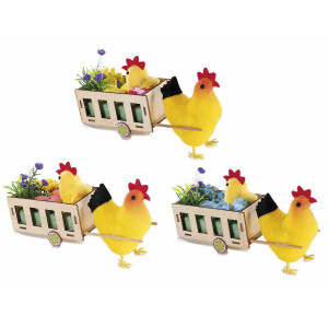 Set 3 decoratiuni Paste 19x6x10.5 cm