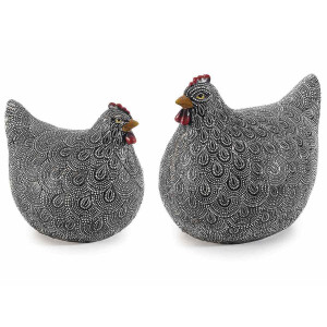 Set 2 figurine Gaini polirasina multicolora 19.5x14.5x16.5 cm, 15.5x11.5x14 cm