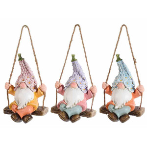 Set 3 figurine Gnomi 10x6.5x20 cm