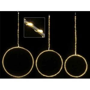 Set 3 cercuri cu leduri lumina calda Ø 50 cm ,  Ø 40 cm,  Ø 30 cm