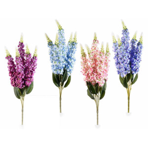 Set 4 buchete flori artificiale multicolore 58 cm