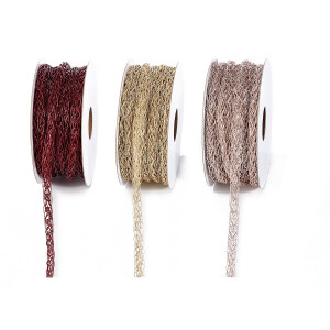 Set 3 panglici textil 5 mm x 10 m