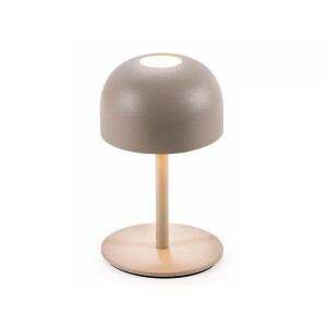Veioza cu led fier maro Ø 9 cm x 15 H