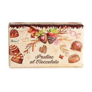 Sapun vegetal fara coloranti aroma Praline Ciocolata 10 x 6 x 3 H, 150 gr