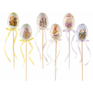 Set 24 oua decorative Paste plastic multicolor 26 cm