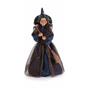 Figurina Vrajitoare Befana cu recipient pentru dulciuri III cm 21x22x46 H
