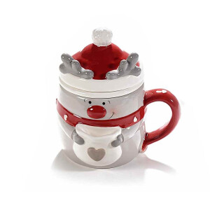 Cana ceramica cu infuzor model Ren Ø 8x8/14 cm