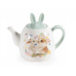 Ceainic Paste ceramica multicolora cm 21,5 x 13,5 x 17,5 H