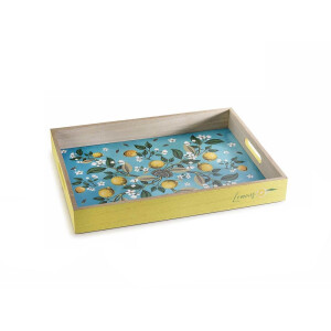 Tava decor Lamai lemn multicolor cm 40 x 30 x 5 H