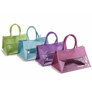Set 4 gentute iuta multicolora 36x29x24 cm
