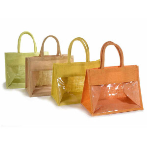 Set 4 gentute iuta multicolora 36x29x41 cm