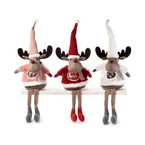 Set 3 figurine Reni textil multicolor 20x14x40 cm