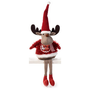Figurina Ren textil multicolor UV 20x14x40 cm