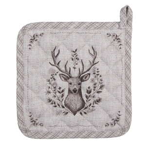 Servet vase fierbinti bumbac bej Ren 20x20 cm