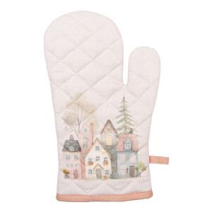 Manusa bucatarie bumbac multicolor Peisaj 18x30 cm