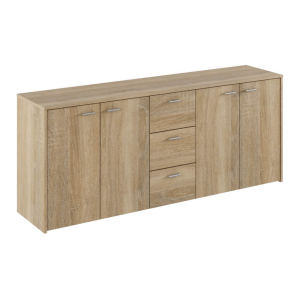 Comoda PAL stejar sonoma Hugos 180x42x74.5 cm