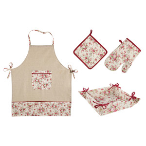 Set manusa servet sort cos paine Flowers