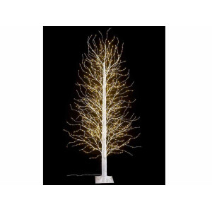 Copac decorativ alb 1700 leduri 297 ramuri 2.10 H