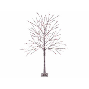 Copac 280 leduri 14 ramuri merisoare 150 cm