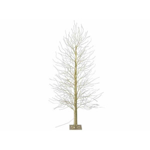 Copac decorativ auriu 1700 leduri, 2.10 H