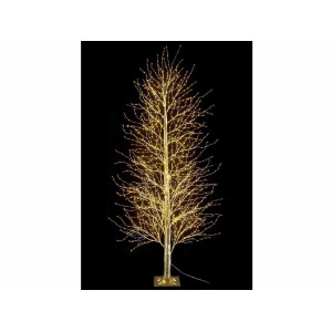 Copac decorativ auriu 2000 leduri 360 ramuri 2.40 H