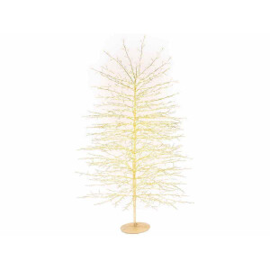 Copac auriu 2000 leduri 200 ramuri 1.80  cm