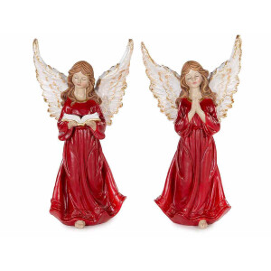 Set 2 figurine Ingeri polirasina multicolora 14.5x10.5x27 cm