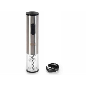 Tirbuson sticla cu baterii, dispozitiv taiere folie  Ø 5 cm x 23,5 H