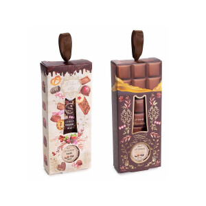 Set 2 x scrub, 2x  balsam buze cadou Craciun cm 7 x 3 x 19 H, 4x10 ml