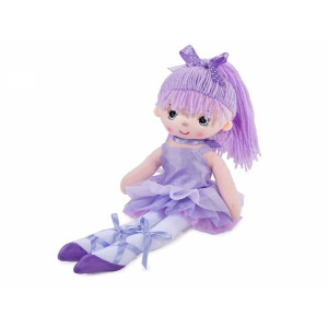 Papusa Balerina textil multicolor cm 40 H