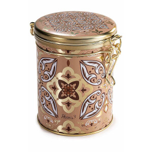 Borcan metal multicolor inchidere ermetica cm 11,5 x 9 x 12 H