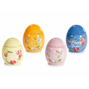 Set 4 Oua Paste ceramica multicolora Ø 7 cm x 8,5 H