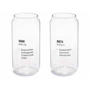 Set 6 pahare sticla  Ø 6 cm x 15 H, 450 ml