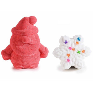 Set 2 bombe pentru baie aroma Craciun 84 g, 95 g