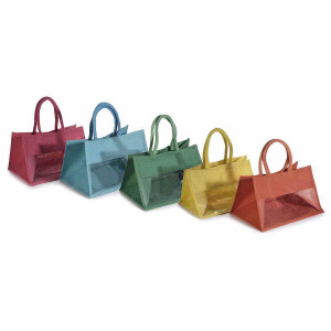 Set 5 gentute iuta multicolora 36x29x44  cm