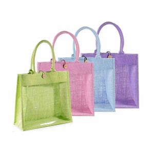 Set 4 gentute iuta multicolora 38x15x58 cm