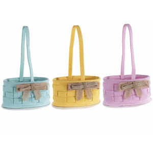 Set 3 cosulete Paste textil multicolor 15x9x24 cm