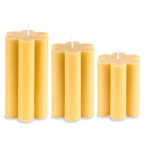 Set 3 lumanari  Ø 7 cm x 12 H, Ø 7 x 10 H, Ø 7 x 8 H