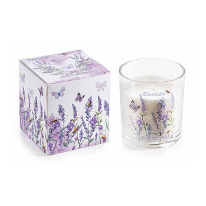 Lumanare parfumata aroma Lavanda II Ø 8 cm x 9 H
