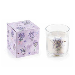 Lumanare parfumata aroma Lavanda III Ø 8 cm x 9 H