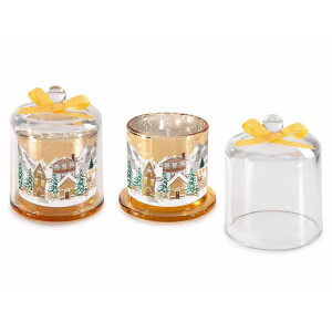 Set 2 lumanari parfumate Craciun Ø 10,5 cm x 13,5 H