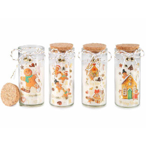 Set 2 lumanari Craciun parfumate Turta Dulce 6x14.5 cm