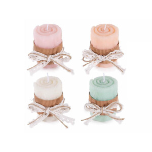 Set 4 lumanari Ø 5 cm x 7,5 H