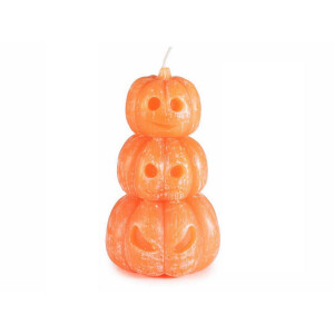 Lumanare Halloween Dovleac ceara portocalie Ø 8 cm x 14 H