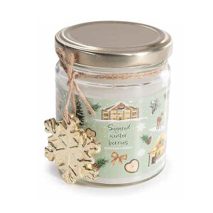 Lumanare parfumata aroma Fructe de Padure glazurate Ø 6,5 cm x 8 H